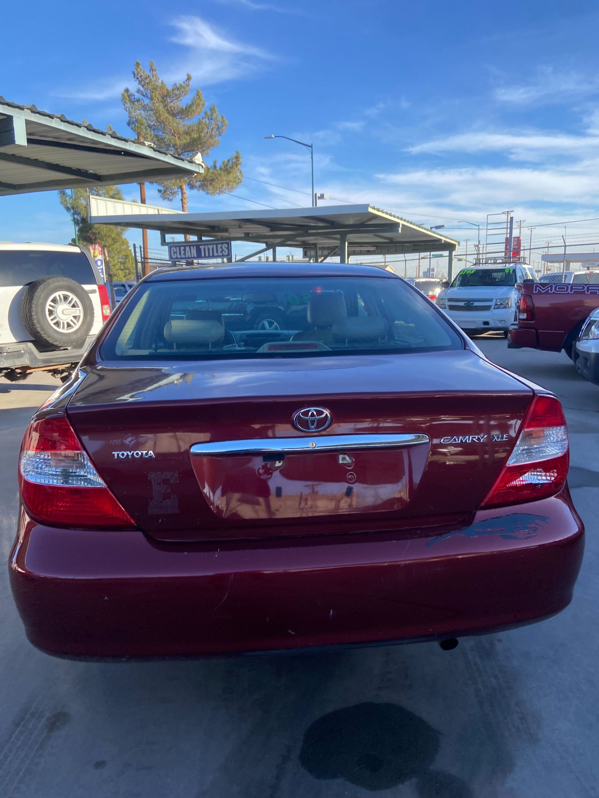 TOYOTA CAMRY XLE 2004 J&A Motors